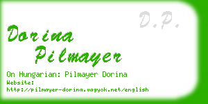 dorina pilmayer business card